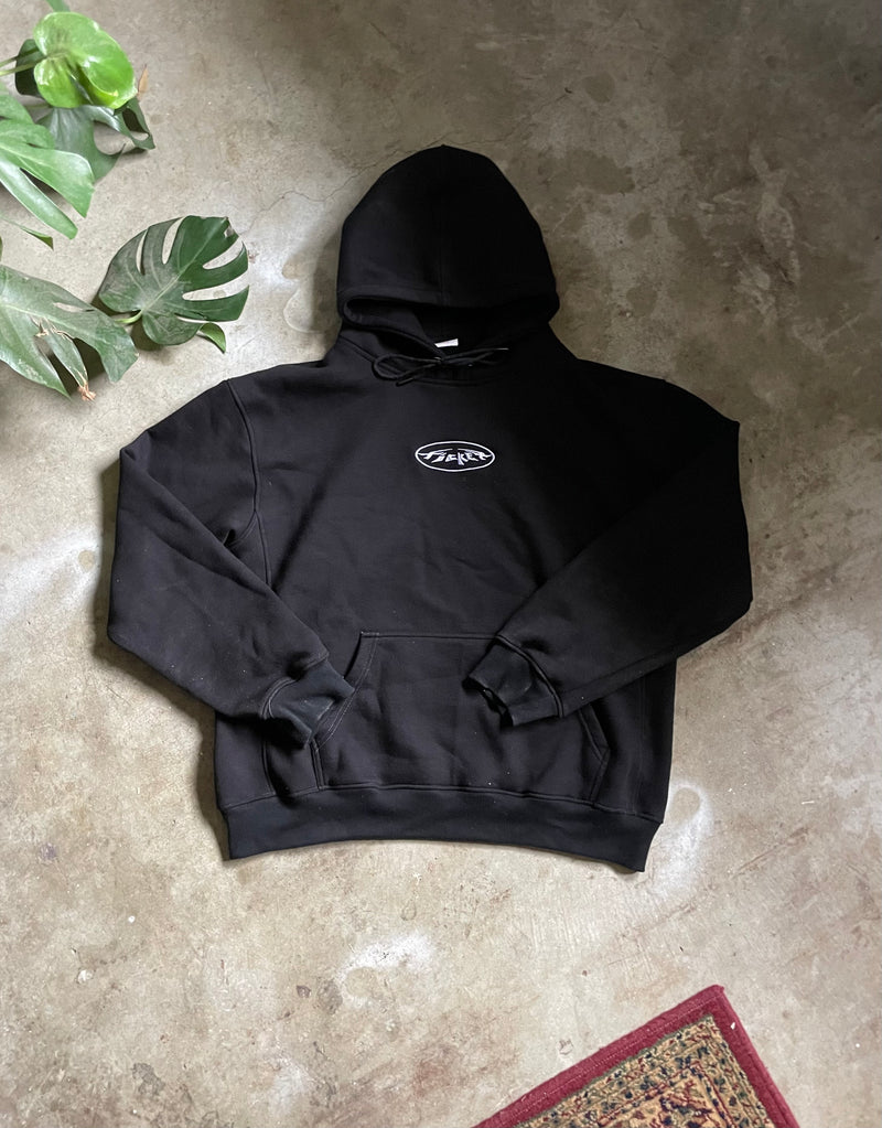 encircled logo hoodie