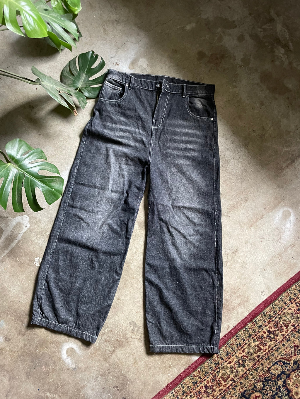 denim baggy jeans